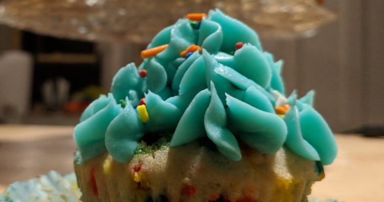 Vegan Vanilla Funfetti Cupcakes